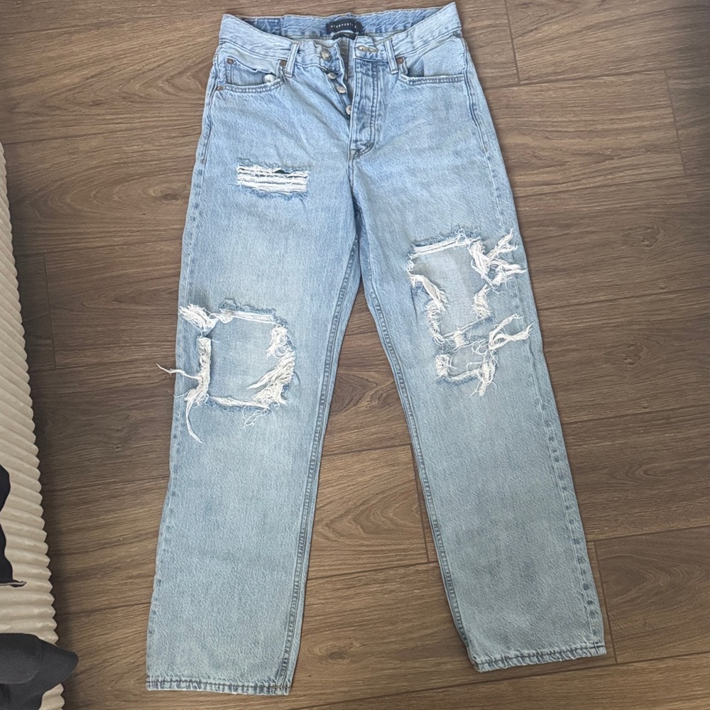 Aeropostale Light Blue High Rise Women Jeans